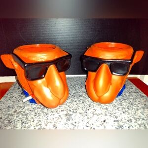 OLD JOE CAMEL HEAD CAN COOZIE BOTTLE CAN HOLDER. New Old Stock 1991. (2 Lot)